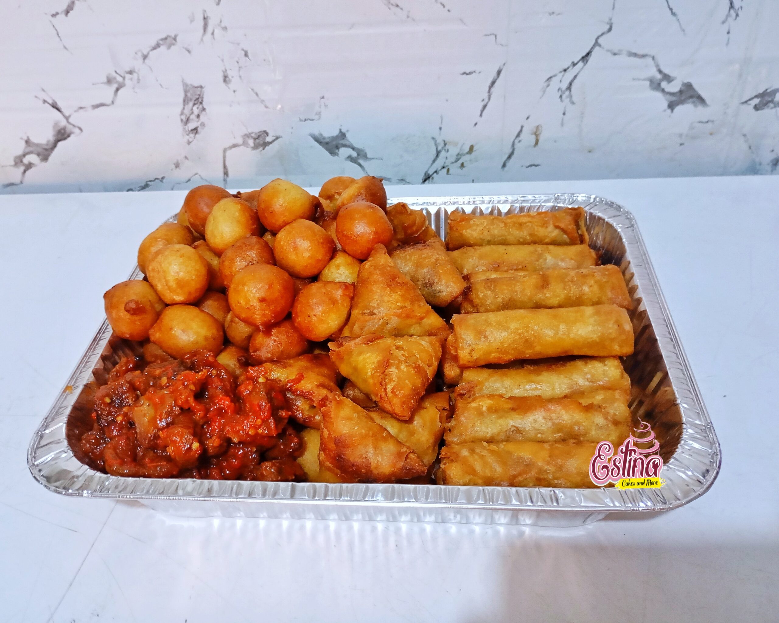 Mini Small Chops Tray – Perfect Snack Pack for 2-4 Guests