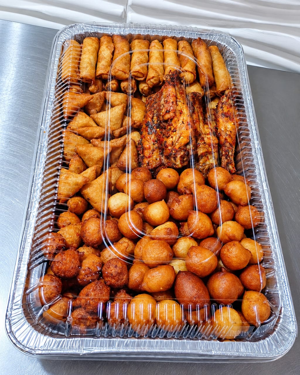 Large Tray of Assorted Small Chops