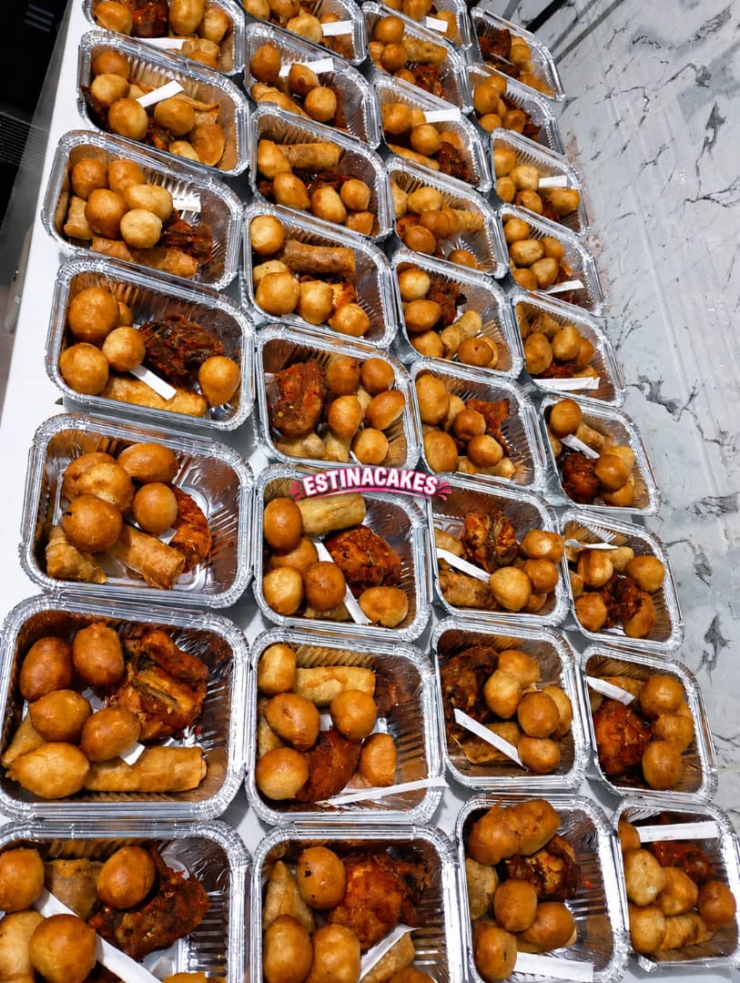 Packed Foil Plate Small Chops Combo