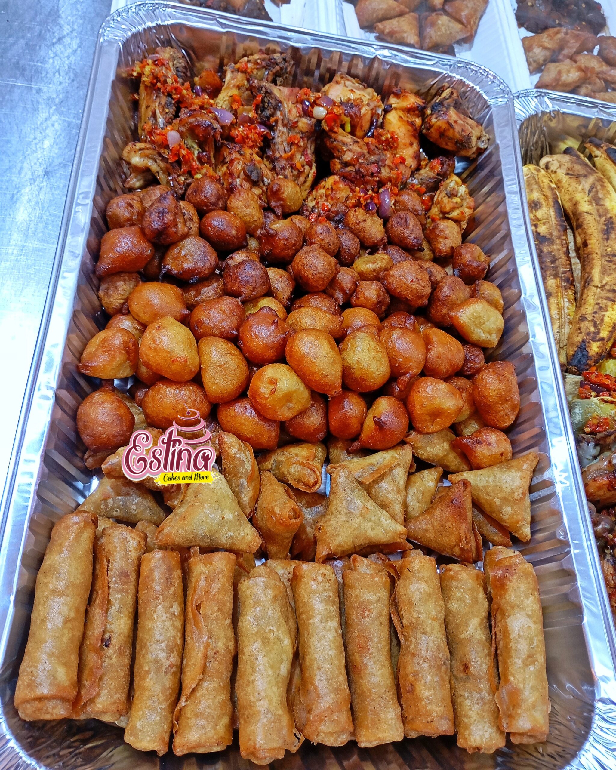 Premium Small Chops Tray – Perfect for 8-12 Guests